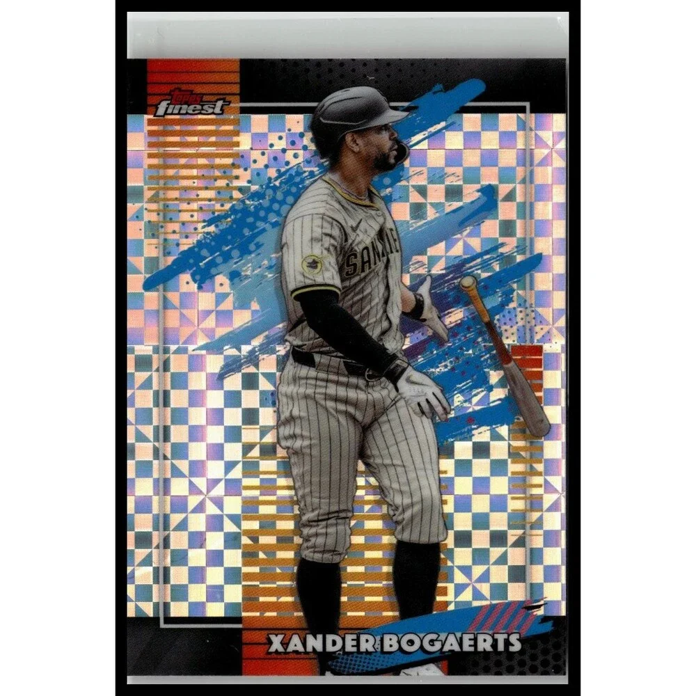 2026 Topps Finest Xander Bogaerts 113 Geometric Refractors Padres Uncommon